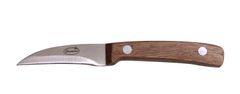 Nôž lúpací s drevenou rukoväťou, 7 x 30 cm