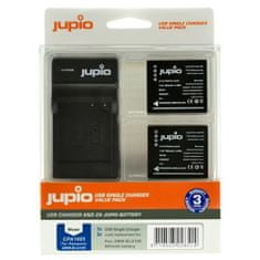 Jupio Set 2x DMW-BLG10 - 900 mAh + USB Single Charger