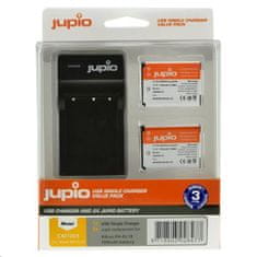 Jupio Set 2ks batérií EN-EL19 - 700 mAh a nabíjačky pre Nikon