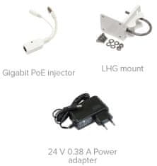 Mikrotik Vonkajšia jednotka LHG Wireless Wire Dish 60GHz, L3, kompletný spoj