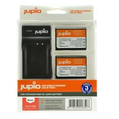 Jupio Set 2x LP-E10 1020 mAh + USB nabíjačka