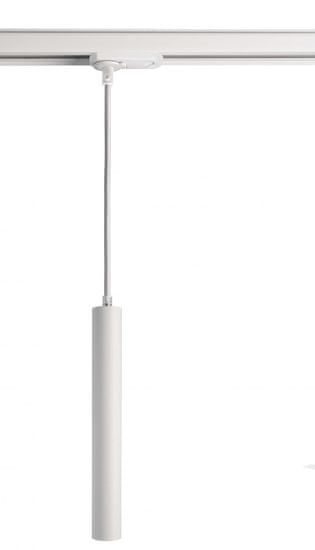 Light Impressions Deko-Light 1-fázový koľajnicový systém závesné svietidlo, Slim, 5W, DIM, 2700 K, 220-240V biela RAL 9016 300 mm 707164