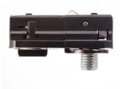 Light Impressions Deko-Light 1-fázový koľajnicový systém, D One 1-fázový adaptér pre montáž svietidiel, 220-240V čierna RAL 9011 70 mm 720037