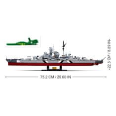 Sluban ModelBricks M38-B1102 Bitevní loď Bismarck 2v1