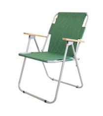 VerDesign ARLON skladacia záhradná stolička, zelená 