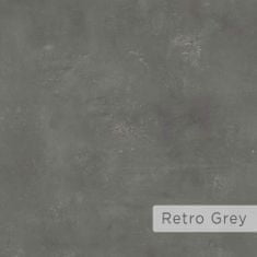 VerDesign Dizajnový odkladací stolík RORIC, retro sivá