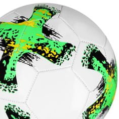 Spokey GOAL Futbalová lopta veľ. 5, bielo-zelená