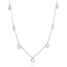 JVD Štýlový strieborný náhrdelník s príveskami SVLN0336XH20000