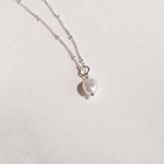 Decadorn Nežný prívesok s pravou perlou + strieborná retiazka zadarmo (Dĺžka 45 cm)