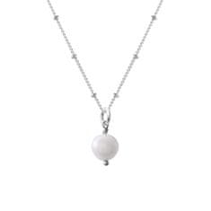 Decadorn Nežný prívesok s pravou perlou + strieborná retiazka zadarmo (Dĺžka 45 cm)