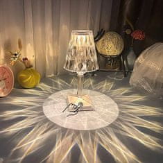 Cool Mango Krištáľová stolná lampa - crystal