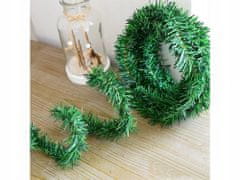 Verk  26013 Vianočná girlanda PVC, 800 cm, zelená