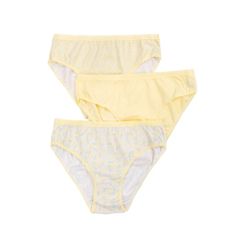 BERRAK Dámske nohavičky súprava 3-pack žltá BR-MT-11370-9_404248 L