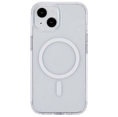 eSTUFF Magnetic hybrid case, pre iPhone 15 ES67140025, číry