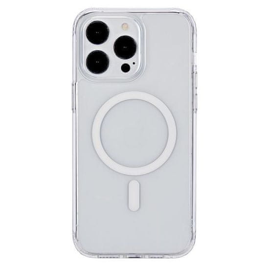 eSTUFF Magnetic hybrid case, pre iPhone 15 Pro Max ES67140028, číry