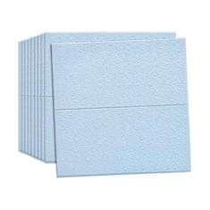 HOME & MARKER® Trojrozmerné samolepiace vodeodolné univerzálne tapety na stenu (5 ks) – modrá | FORMWALL