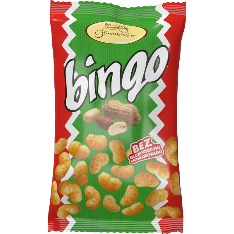 WEBHIDDENBRAND Bingo kukuričné kŕmky s arašidovými orieškami 80g