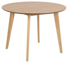 Actona Okrúhly jedálenský stôl Roxby 105 cm hnedý