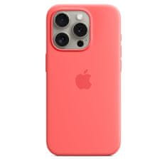iPhone 15 Pre Silicone Case with MS - Guava