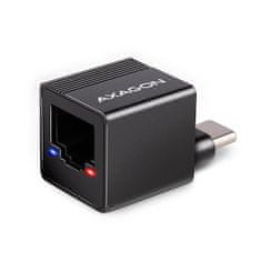 AXAGON ADE-MINIC USB-C 3.2 Gen 1 - Gigabit Ethernet MINI sieťová karta, Realtek 8153, auto inštal