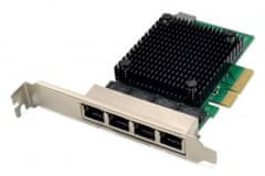 Digitus 4 Port RJ45 RTL8125B 2,5 GBits Server NIC