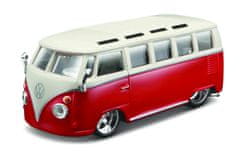 BBurago 1:32 Volkswagen Van Samba Red-White