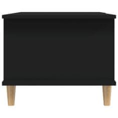 Vidaxl Konferenčný stolík čierny 90x50x40 cm kompozitné drevo