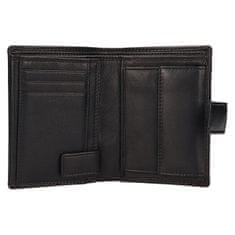 Lagen Pánska kožená peňaženka LG-2149/L BLK