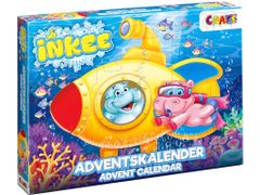 Craze Adventný kalendár koupelový Happy Hippo Inkee Bath Fun