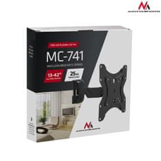 Maclean MC-741 46735 Držiak na TV alebo monitor 13-42 palcov 25 kg čierny