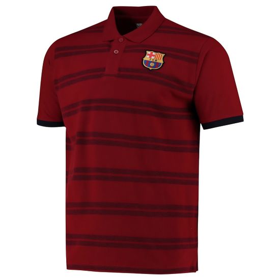 FAN SHOP SLOVAKIA Polo tričko FC Barcelona, tmavo červené, pruhované
