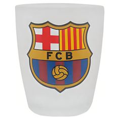 FAN SHOP SLOVAKIA Pohárik Panák FC Barcelona, farebný znak FCB, 60 ml