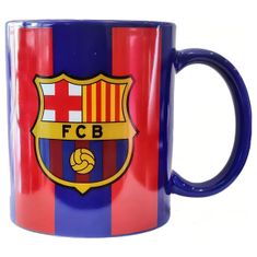 FAN SHOP SLOVAKIA Hrnček FC Barcelona, modro-červený, keramický, 300 ml