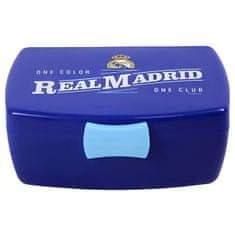 FAN SHOP SLOVAKIA Box na desiatu Real Madrid FC, modrý s klipom