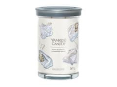 Yankee Candle Yankee Candle Signature Soft Blanket - Vonná sviečka v sklenenom tumbleri, vôňa bergamotu, citrusu a vanilky, 2 knôty, 567g