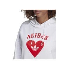 Adidas Mikina biela 152 - 157 cm/XS Vday Hoodie