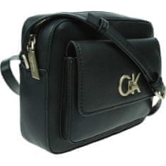 Calvin Klein Kabelky každodenné čierna Re-lock Camera Bag W flap