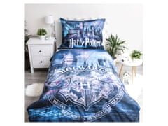 sarcia.eu Harry Potter HOGWARTS bavlnená posteľná bielizeň, tma svietiaca posteľná bielizeň 140 cm x 200 cm OEKO-TEX