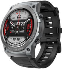 Wotchi AMOLED Smartwatch DM55 – Grey – Black