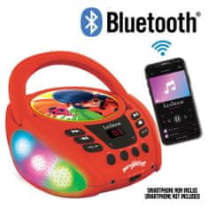Lexibook Svietiaci Bluetooth CD prehrávač Kúzelná Lienka