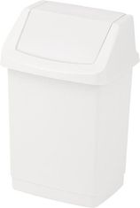 CURVER Odpadkový kôš "Click-it", biela, s výklopným vekom, 50 l, 154792