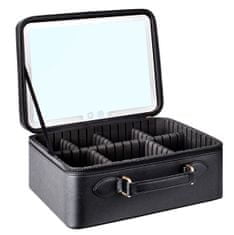 Kozmetický kufrík s inteligentným LED zrkadlom GloryStyles