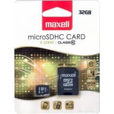 Maxell Pamäťová karta MicroSDHC 32GB CL10 + adpt 854718