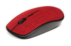 Omega Bezdrátová počítačová myš OM0431WR červená