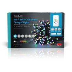 Nedis Vianočné osvetlenie SmartLife LED, Wi-Fi, RGB, 84 LED, 10 m, Android / IOS