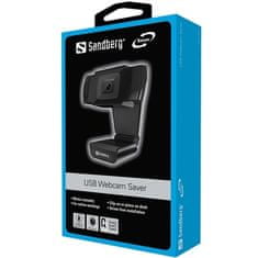 Sandberg Webkamera Webcam Saver - černá
