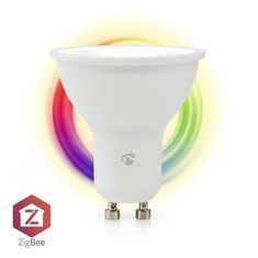 Nedis Chytrá žárovka SmartLife Zigbee 3.0, GU10, 4, 7 W, RGB