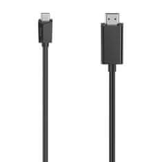 HAMA HDMI kabel USB-C/ HDMI, UHD/ 4K, 1, 5 m - černý