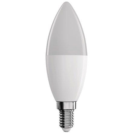 EMOS Chytrá LED žárovka ZQZ322R GoSmart Candle 4, 8 W E14 ZigBee RGBCCT