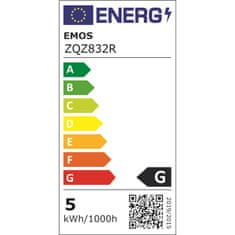 EMOS Chytrá LED žárovka ZQZ832R GoSmart MR16 4, 8 W GU10 ZigBee RGBCCT